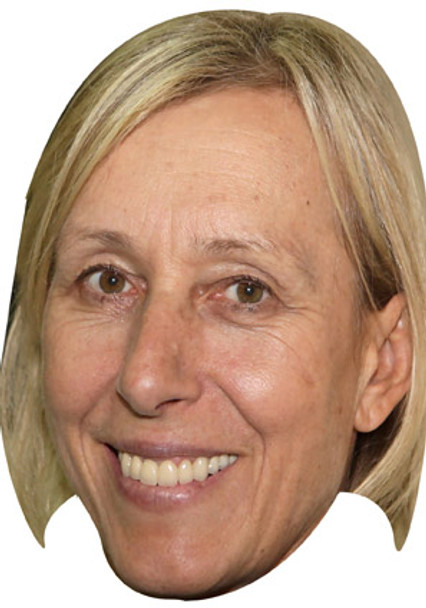 Martina Navratilova Tennis Celebrity Face Mask