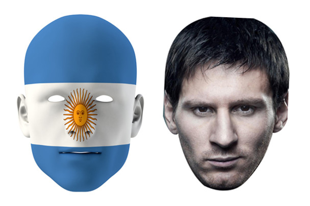 Argentina World Cup Face Mask Pack Messi