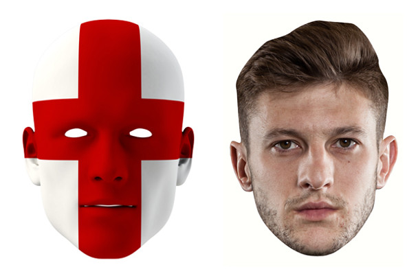 England World Cup Face Mask Pack Lallana