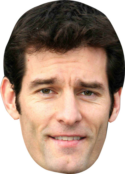 Mark Webber F1 Formula 1 Racing Driver Face Mask