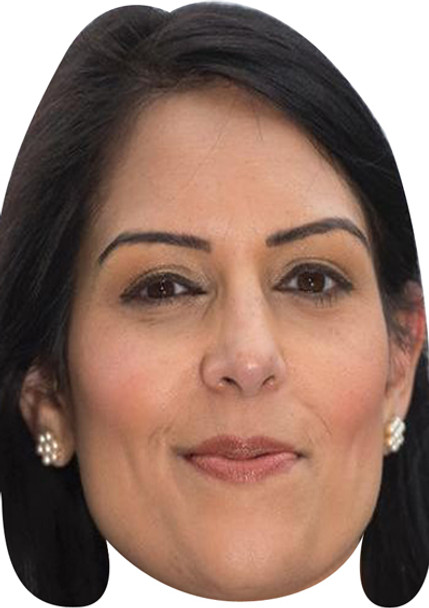 Priti Patel Uk Politician Face Mask