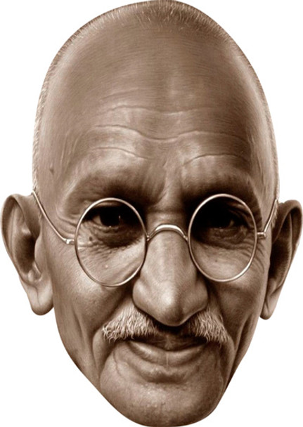 Gandhi Celebrity Face Mask Party Mask