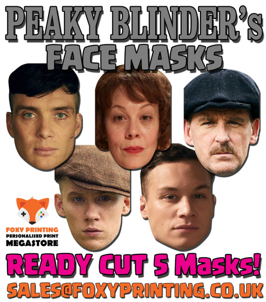 Peaky Blinders Facemasks PACK Tv Celebrity Face Mask