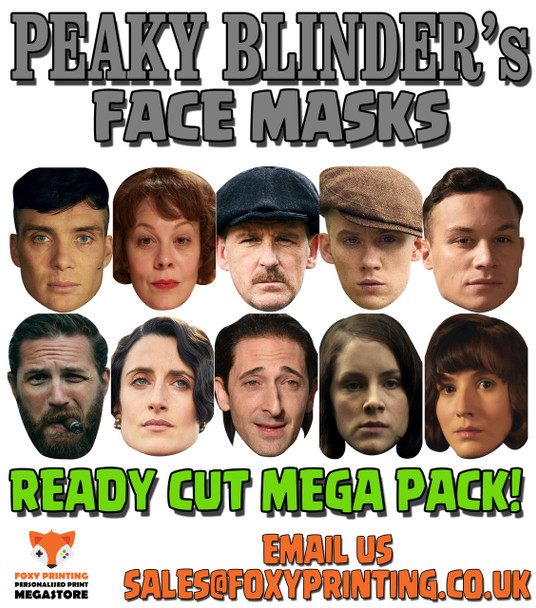 Peaky Blinders Facemasks MEGAPACK Tv Celebrity Face Mask