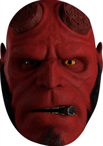 Hellboy Celebrity Party Face Mask