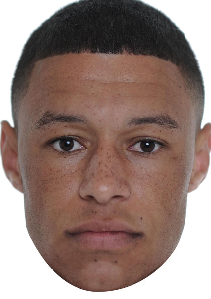 Alex Oxlade Chamberlain England Football Sensation Face Mask