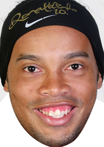 Ronaldinho Brazil Football Sensation Face Mask