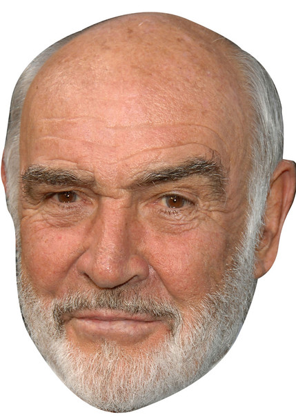Sean Connery Tv Movie Star Face Mask