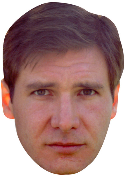 HARRISON FORD YOUNG JB Actor Movie Tv celebrity face mask Fancy Dress Face Mask 2021