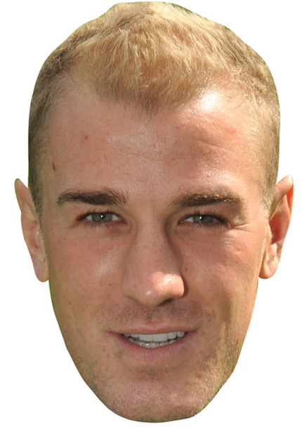 JOE HART JB - Footballer Fancy Dress Cardboard Celebrity Face Mask