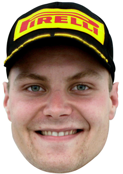 VALTTERI BOTTAS JB - Formula 1 Driver Fancy Dress Cardboard celebrity face mask Fancy Dress Face Mask 2021