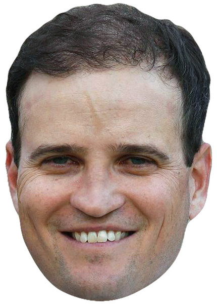 ZACH JOHNSON JB - Golf Fancy Dress Cardboard celebrity face mask Fancy Dress Face Mask 2021