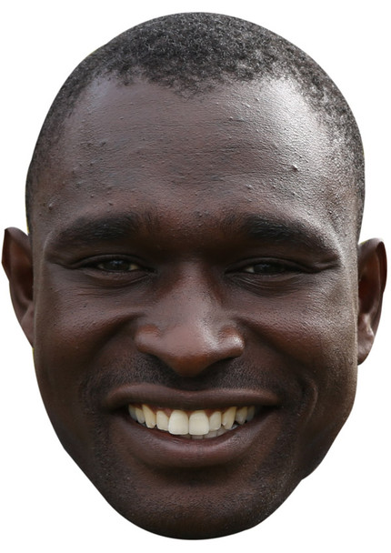 DAVID RUDISHA JB - Athletics Fancy Dress Cardboard celebrity face mask Fancy Dress Face Mask 2021