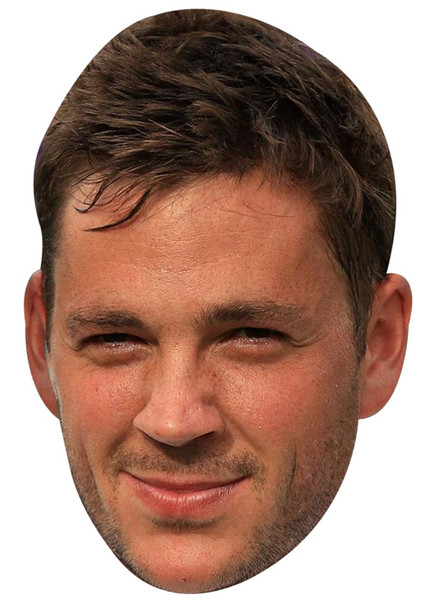 MARCUS WILLIS JB - Tennis Fancy Dress Cardboard celebrity face mask Fancy Dress Face Mask 2021