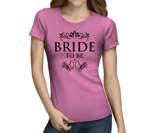 Bride To Be 1 Colour Custom Hen T-Shirt - Any Name - Party Tee