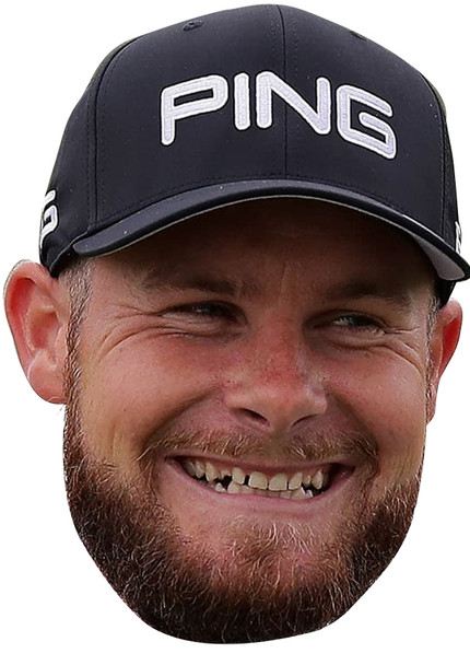 Tyrrell Hatton - Golf Fancy Dress Cardboard Celebrity Face Mask