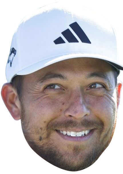 Xander Schauffele - Golf Fancy Dress Cardboard Celebrity Face Mask