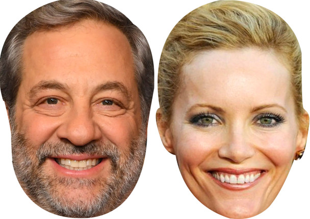 Judd Apatow and Leslie Mann - Celebrity Couples Fancy Dress Face Mask Pack