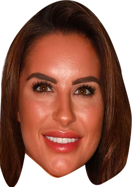 Jessica Shears Love Island Fancy Dress Cardboard Celebrity Face Mask