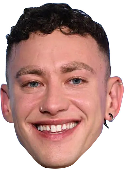 Olly Alexander - Eurovision 2024  Fancy Dress Cardboard Celebrity Face Mask