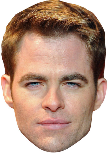 CHRIS PINE JB Actor Movie Tv Celebrity Face Mask