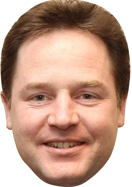 Nick clegg celebrity party face fancy dress