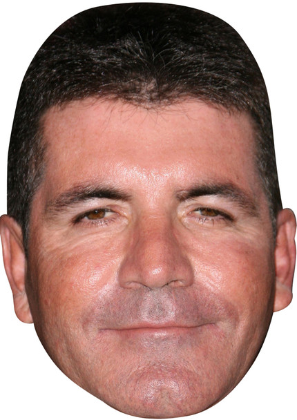 Simon cowell celebrity party face fancy dress