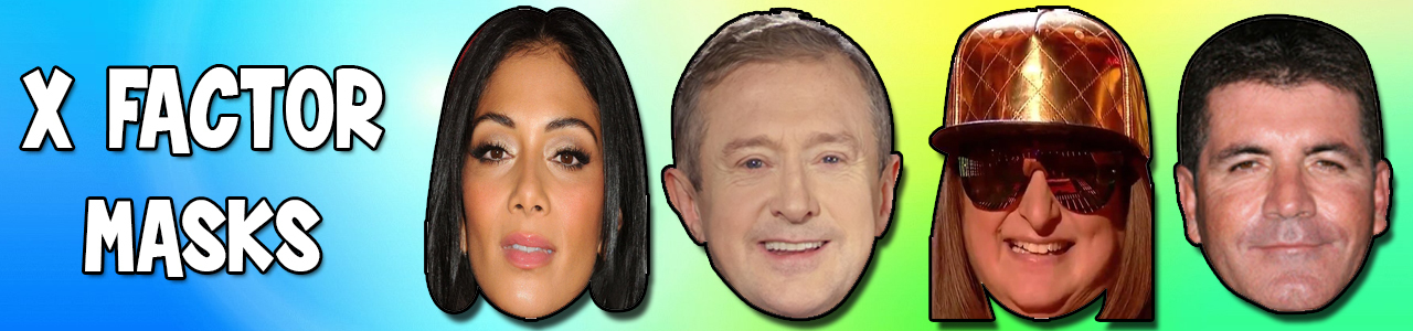 X Factor Celebrity Face Masks X Factor Celebrity Face Masks