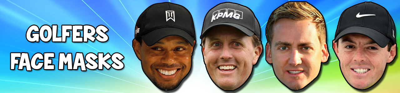 Golfer Celebrity Face Masks Golfer Celebrity Face Masks