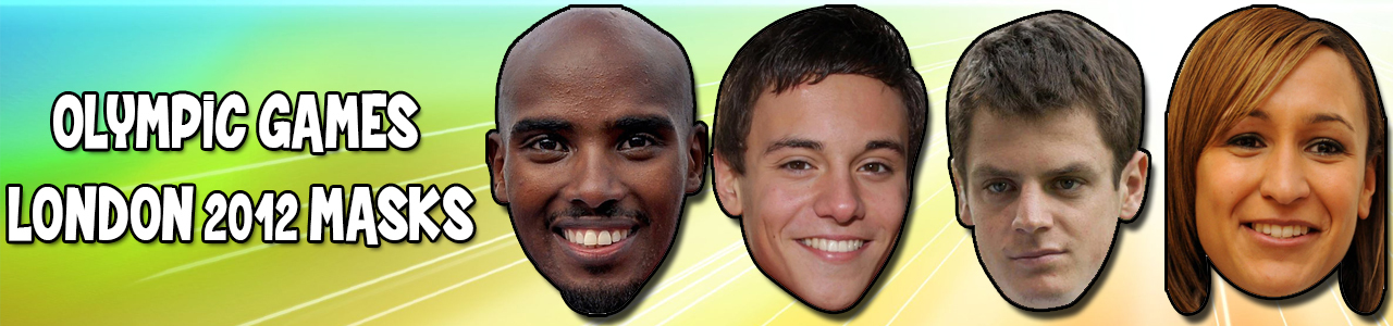 Olympic Games London 2012 Celebrity Sports Masks Olympic Games London 2012 Celebrity Sports Masks