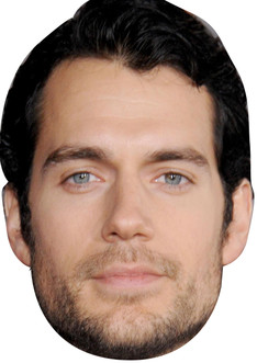 Henry cavill tv movie star celebrity party face fancy dress - Celebrity ...