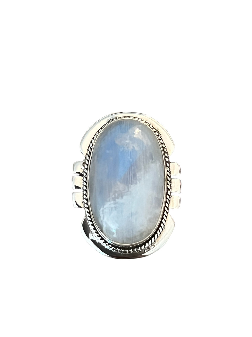 Rainbow Moonstone Rings
