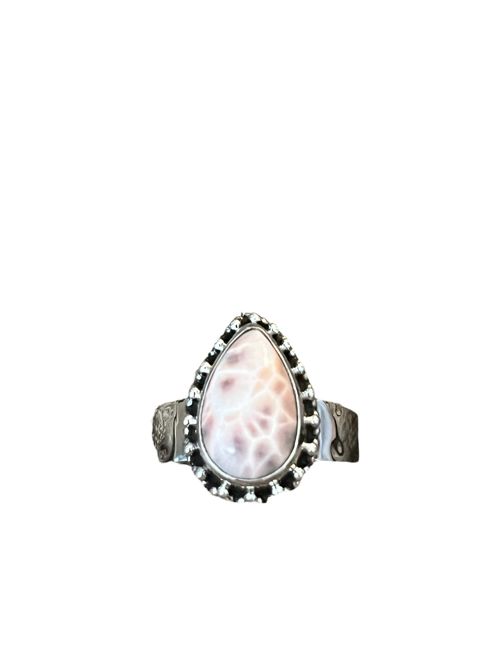Pink Larimar Rings