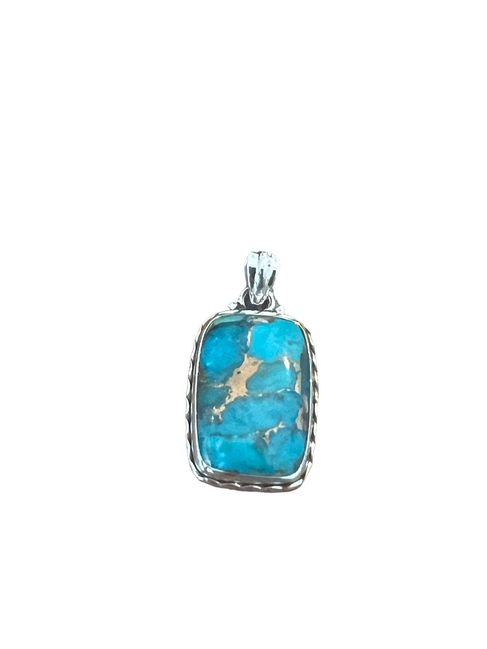 Blue Copper Turquoise Pendants