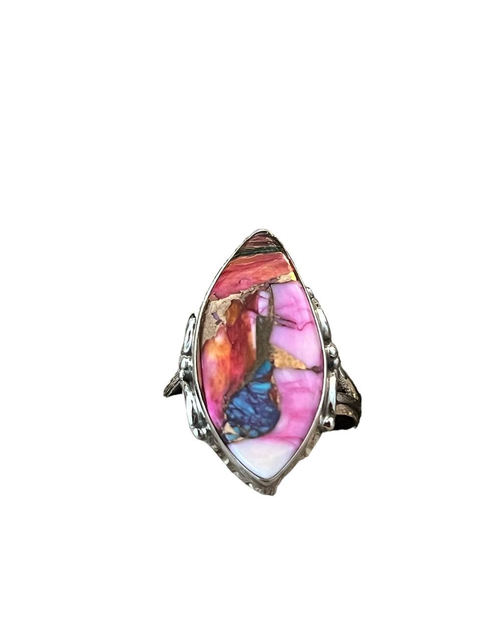 Spiny Oyster Turquoise Rings