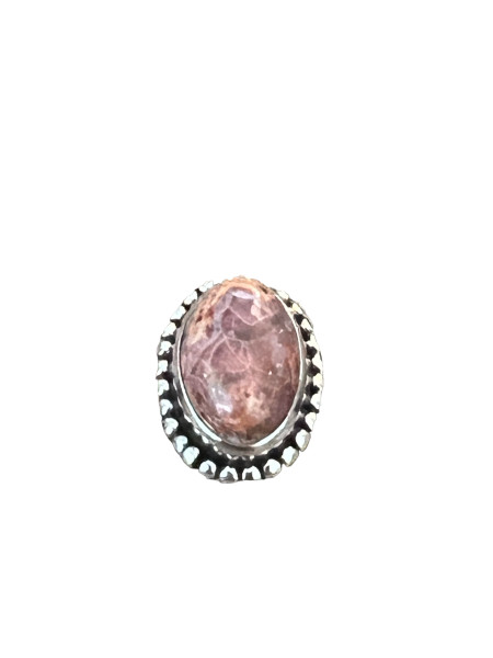 Mexican fire opal oval ring Size 8.75 - 09