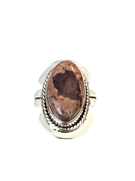 Mexican fire opal oval ring Size 5.25 - 14