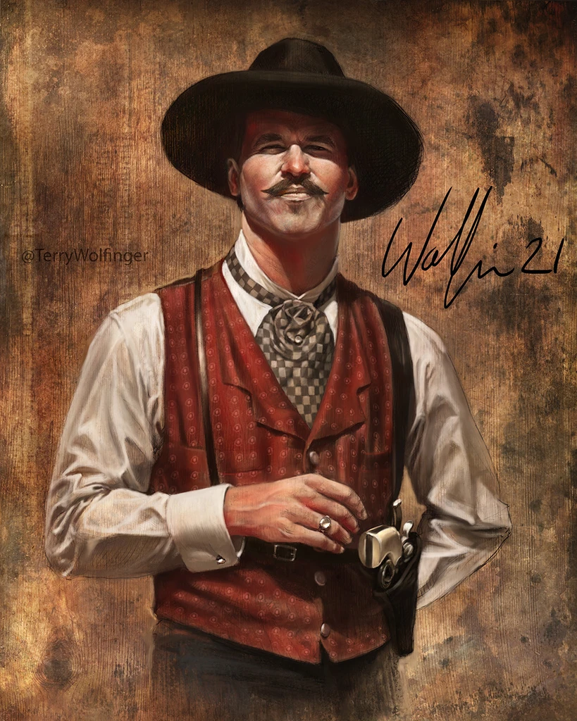 EXCLUSIVE / LIMITED EDITION - Signed Doc Holliday Giclee Canvas Print