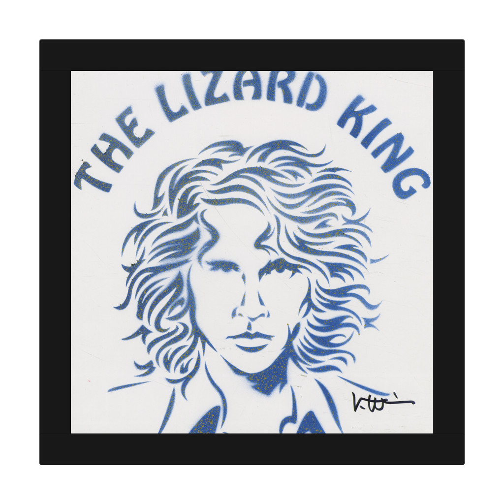 JIM MORRISON Paper Pop FRAMED [VKAD2553]