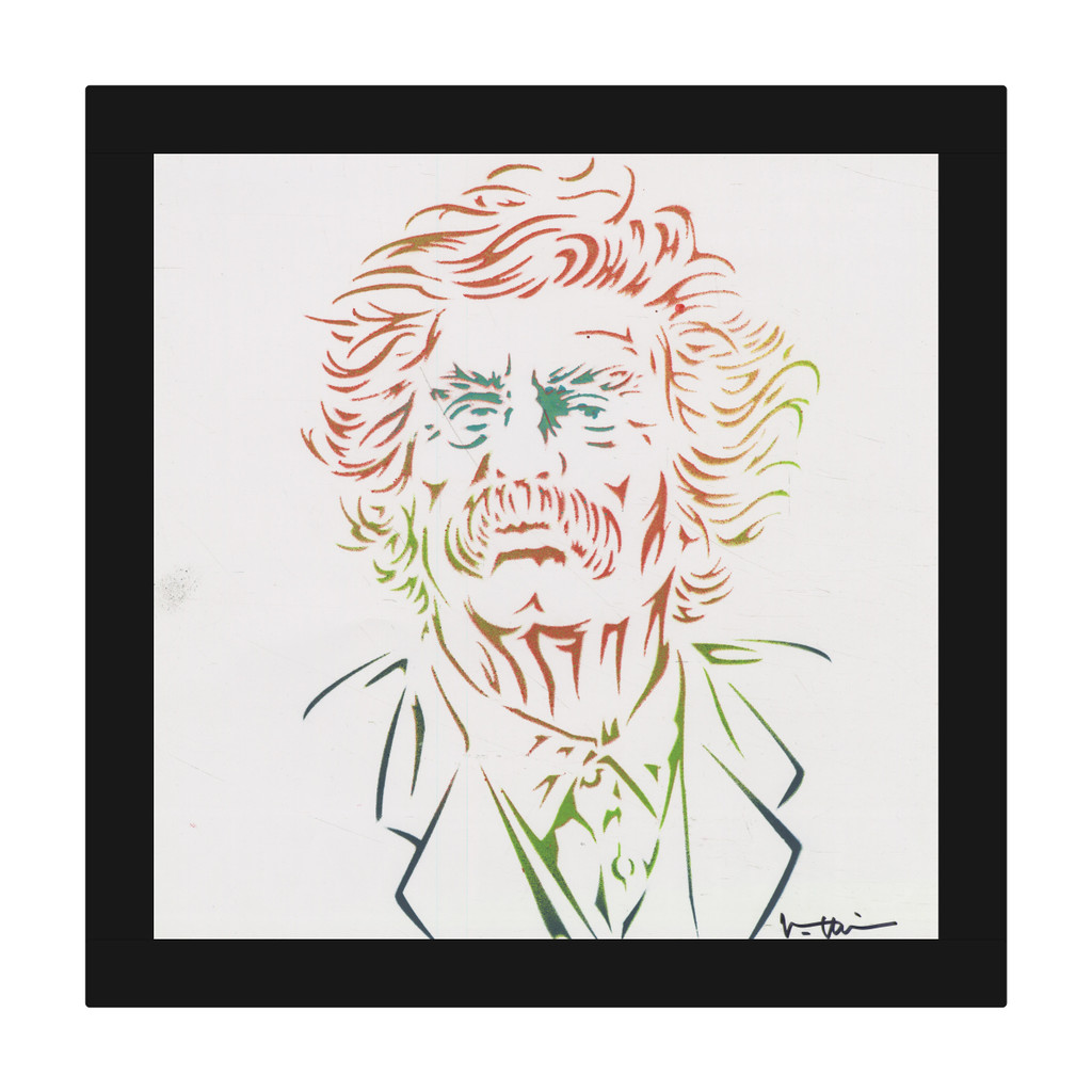 MARK TWAIN Paper Pop FRAMED [VKAD2559]