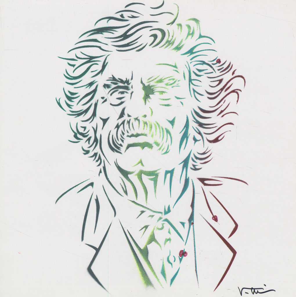 MARK TWAIN Paper Pop FRAMED [VKAD2565]