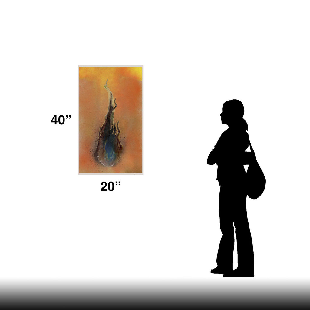 SOME NOTES ON NATURE • Large Abstract Print #1 [VK0456•GPL]