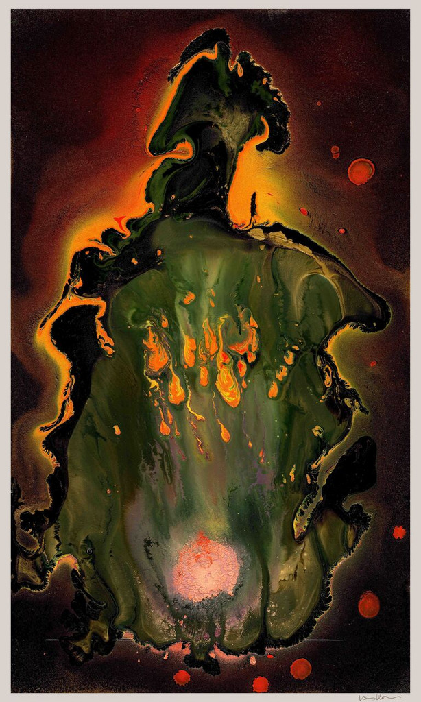 SOME NOTES ON NATURE • Large Abstract Print #4 [VK1130•GPL]