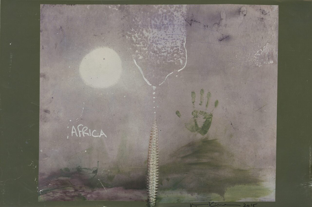 AFRICA - Signed Print [Slightly damaged]
