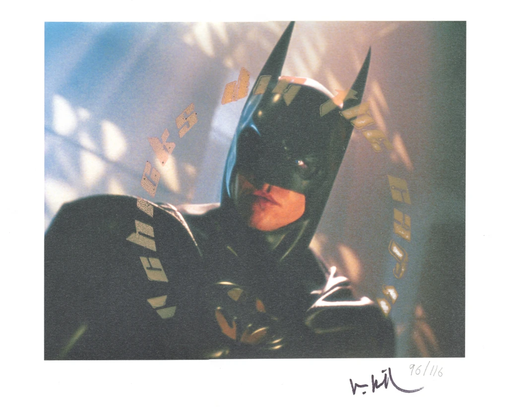 Rare Batman Forever Print with painted overlay - #96/116