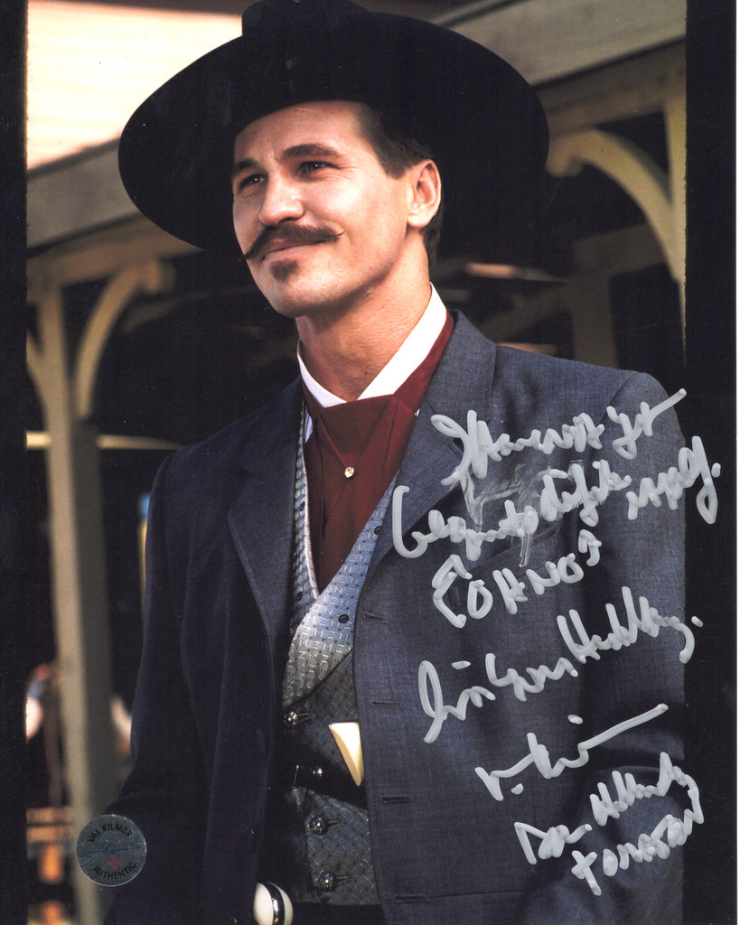 Doc Holliday Autographed Photo - Smudged #13