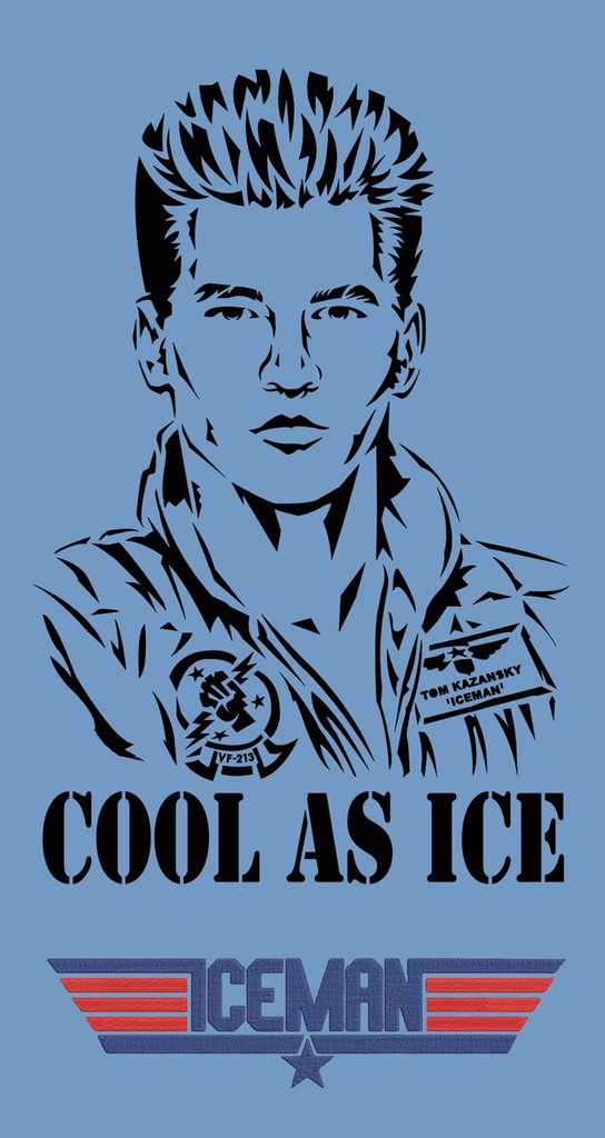 ICEMAN - Cool as Ice Beach Towel