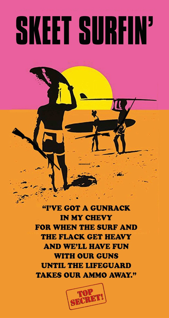 Top Secret • Skeet Surfin' Beach Towel.