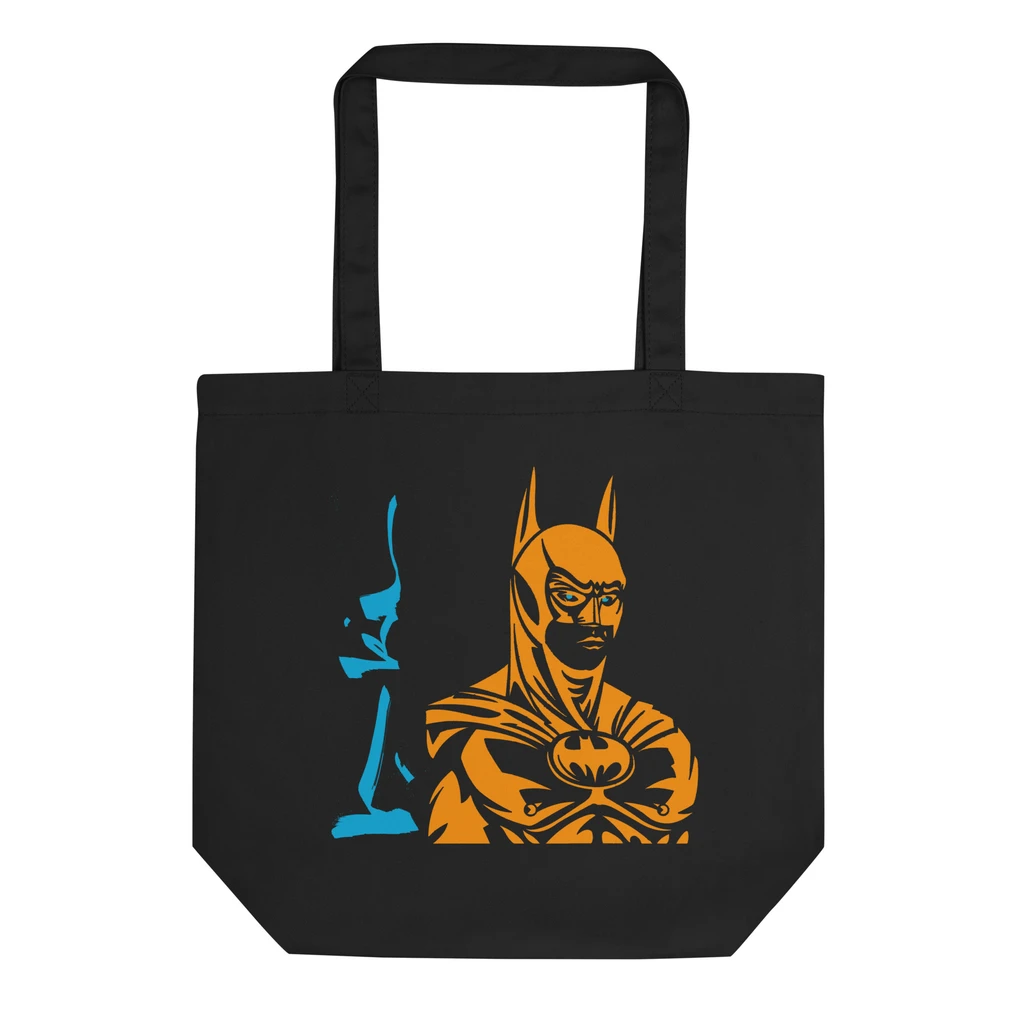Batman Halloween signature tote bag - black