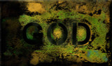 Gold Green GOD Panel [VK0314]